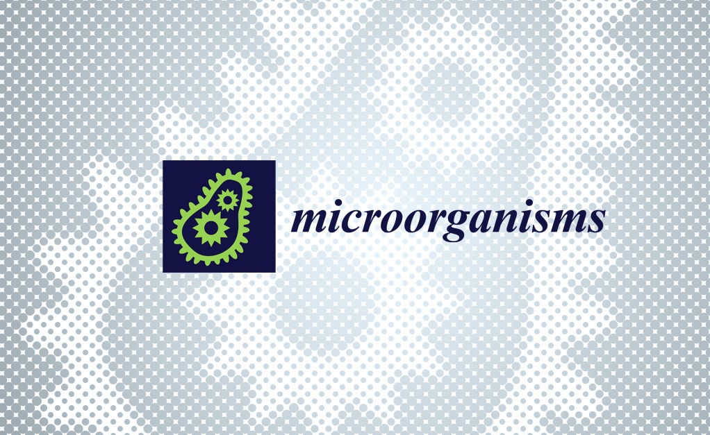 Logo for Journal titled, "Microorganisms"
