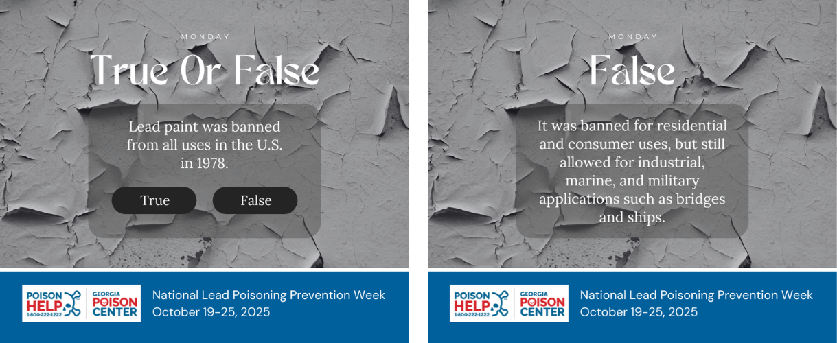 Monday Lead Poisoning Question