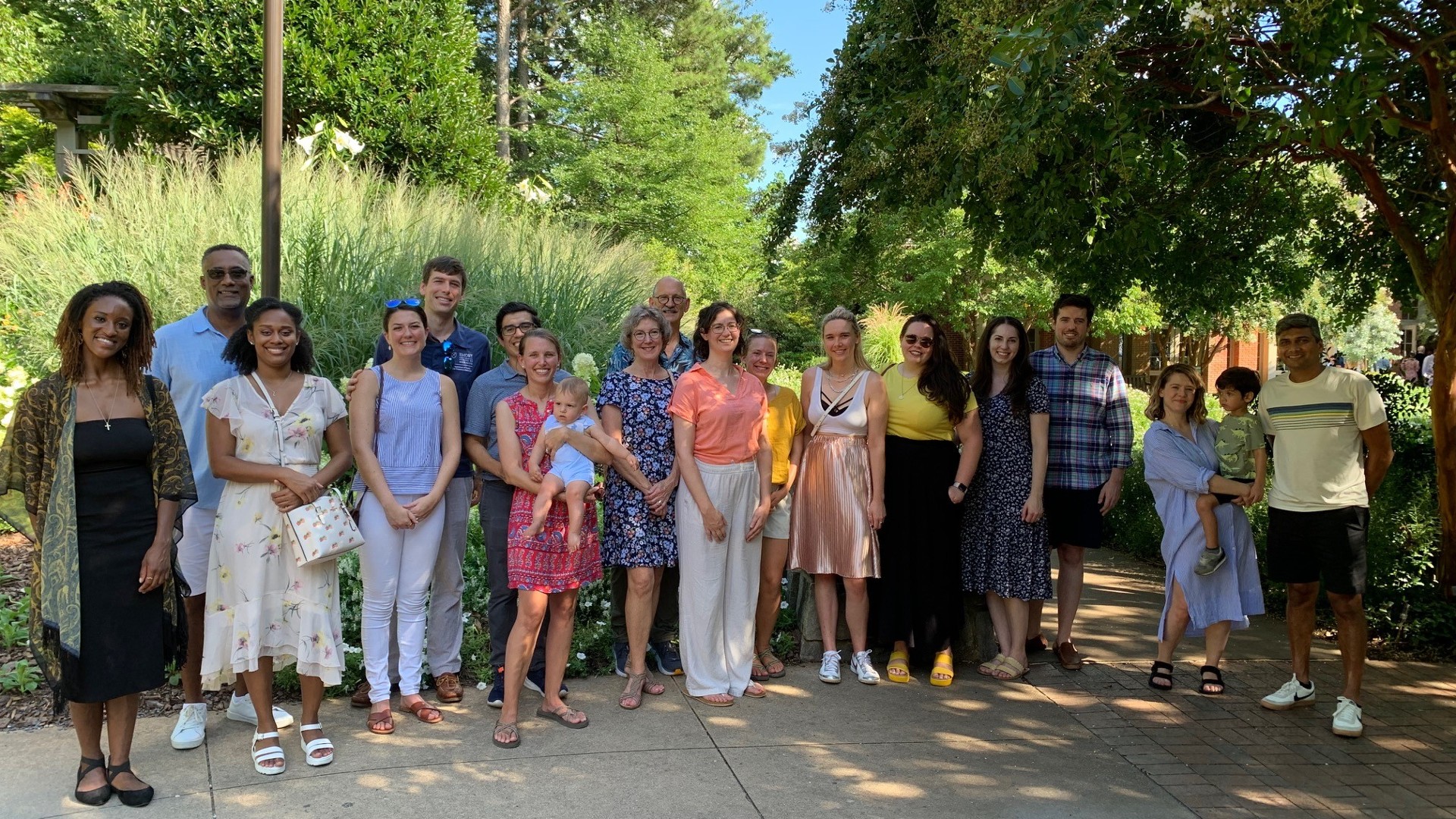 Amos Scholars group at Atlanta Botanical Garden