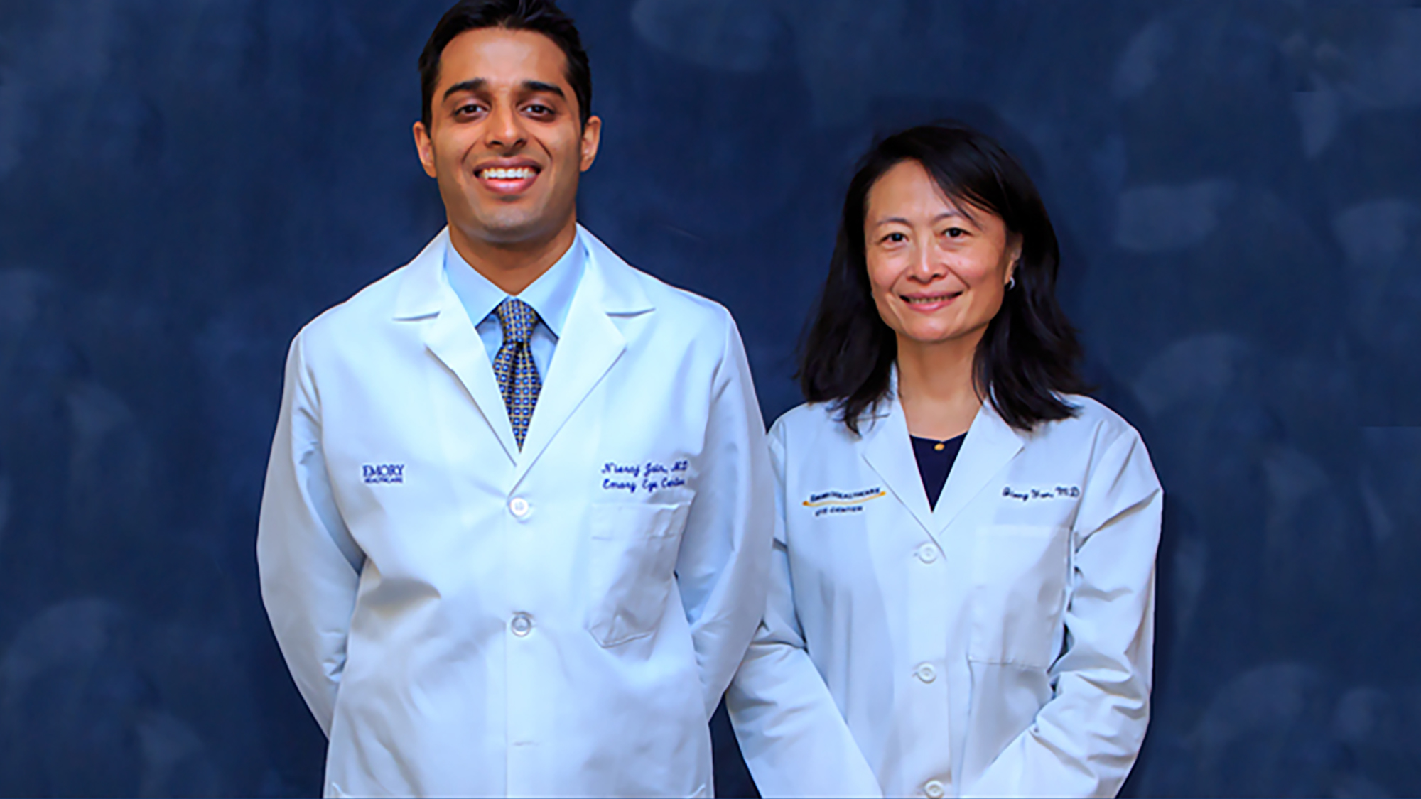 Dr. Jain and Dr. Yan, the ophthalmic genetics team