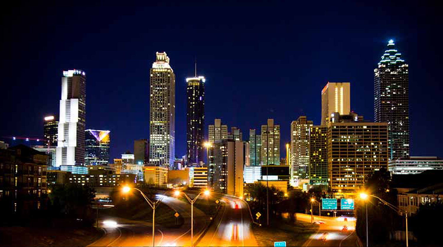 Atlanta skyline.