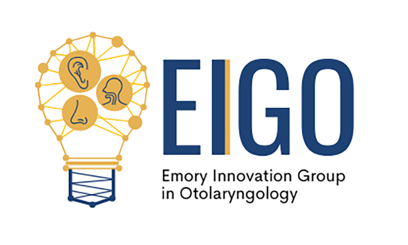 logo for the Emory Innovation Group in Otolaryngology (EIGO) 