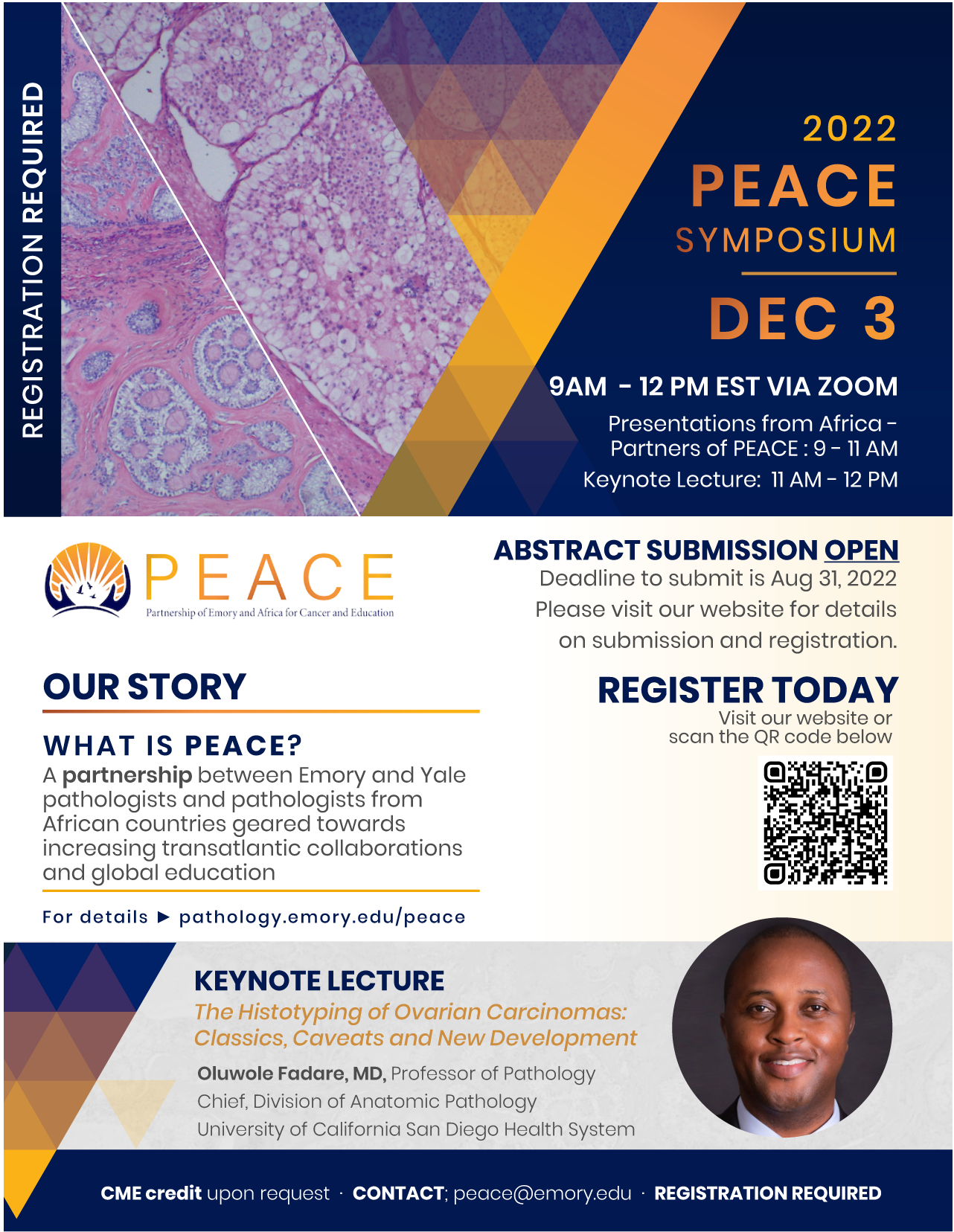 2022 PEACE Symposium Flyer Image