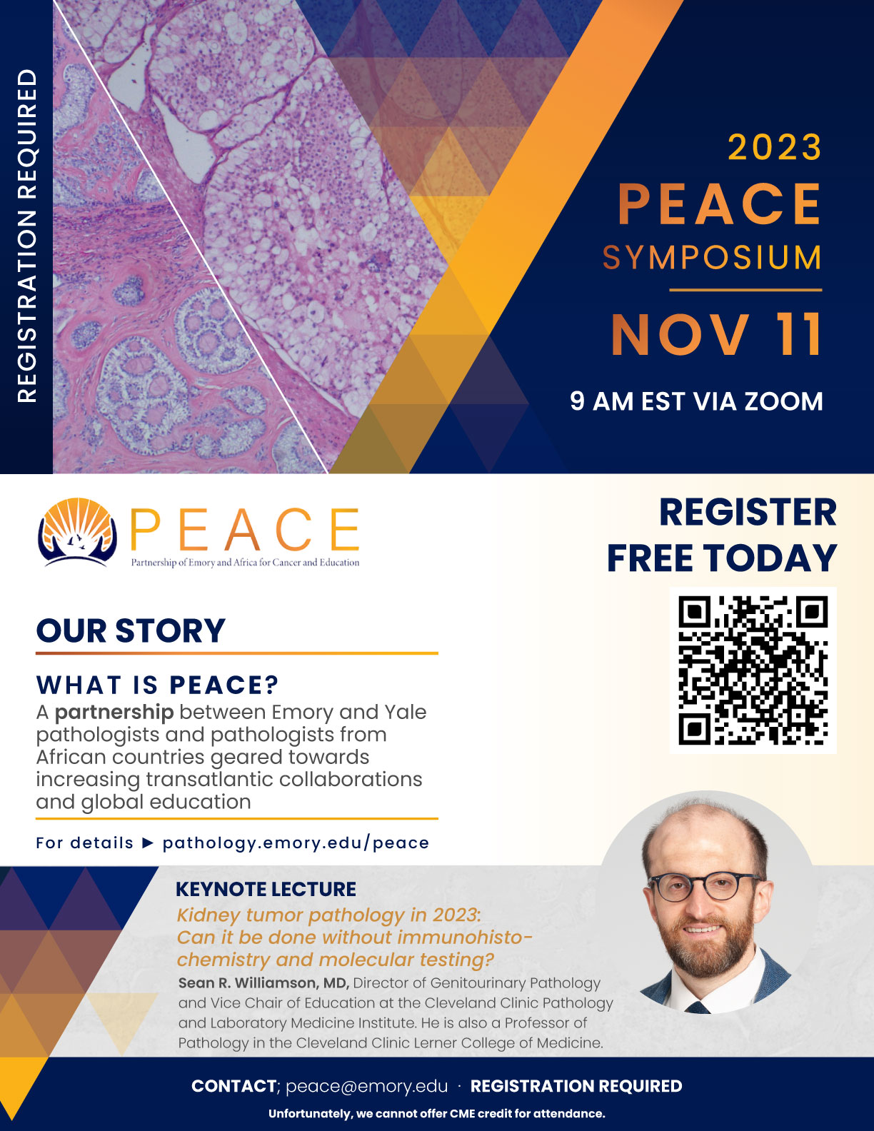 2023 PEACE Symposium Flyer