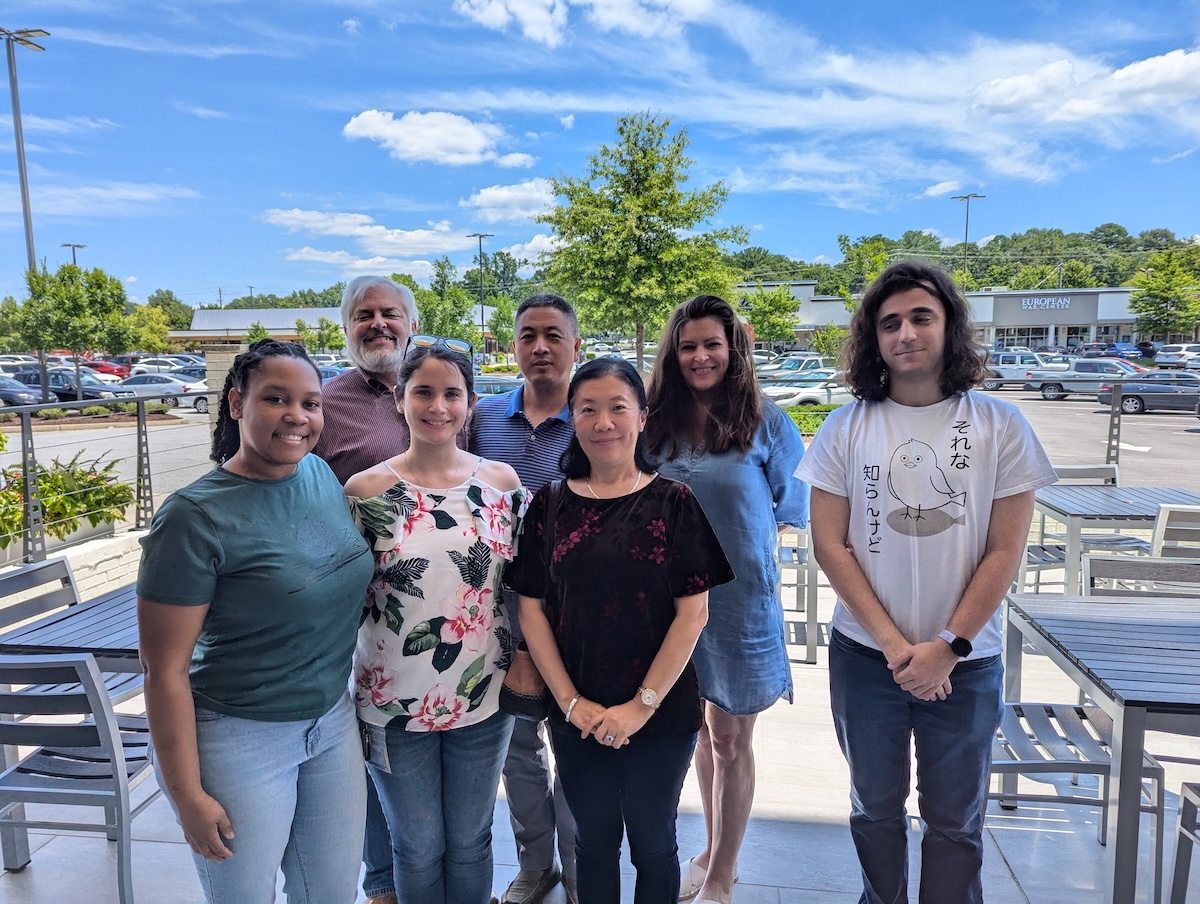 Lab lunch outing, 2024