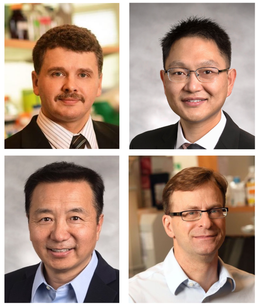 composite headshot of four men