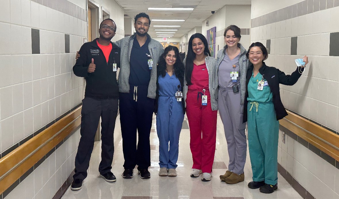 Interns and chief residents