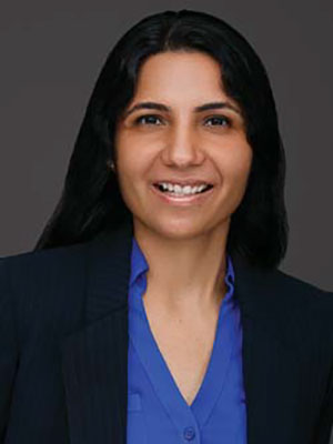 Portrait of Soumya Unnikrishnan, MD, MS.