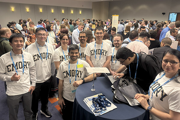 Emory medical physicists gathered at the 2025 AAPM Annual Meeting