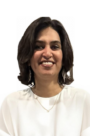 smiling person