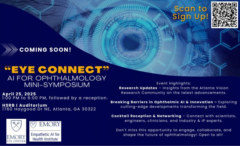 promotion for Emory Eye Connect Symposium