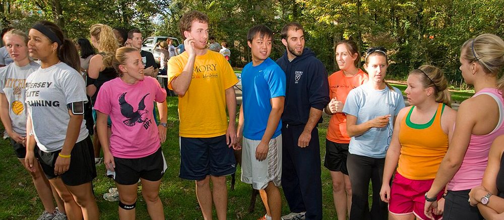 DPT Students ready for a 5K