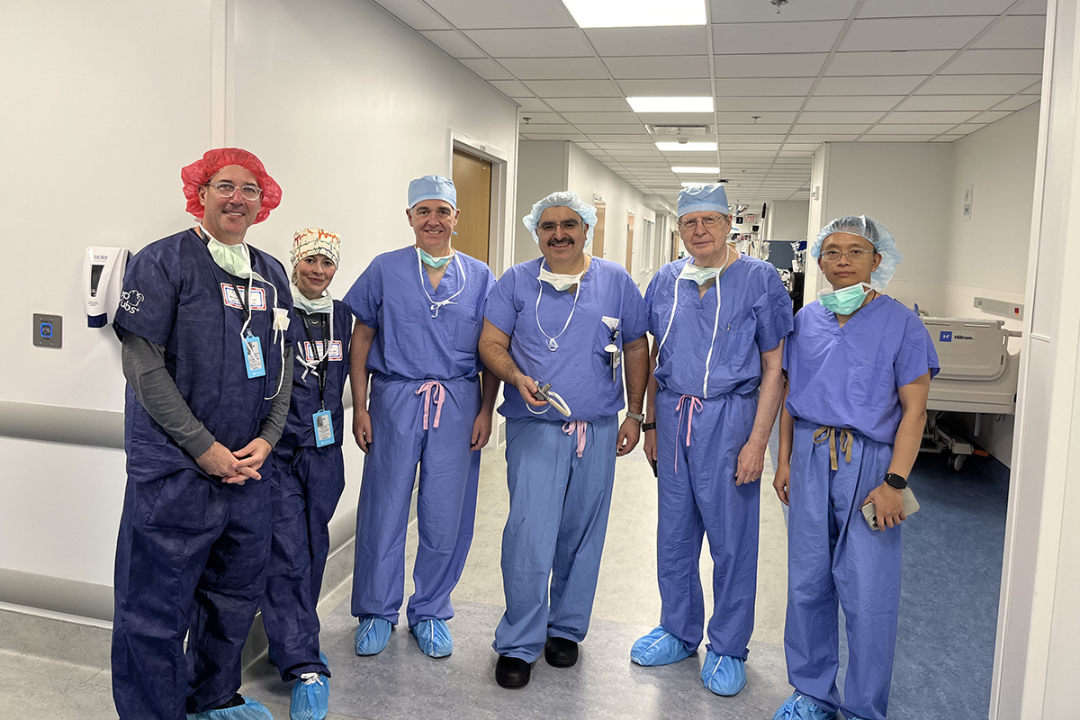 Dr. Daneshmand and team implant novel new heart pump