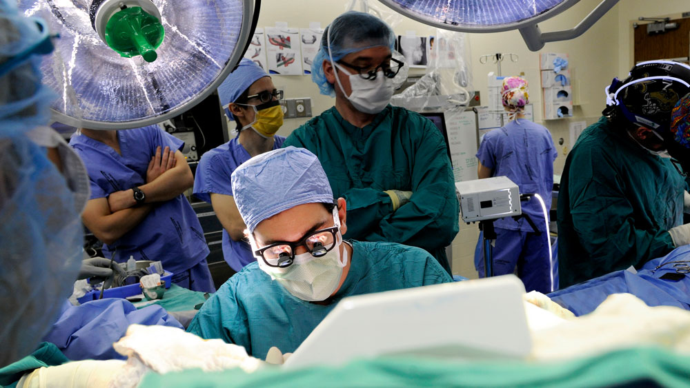 Surgical team in the OR.