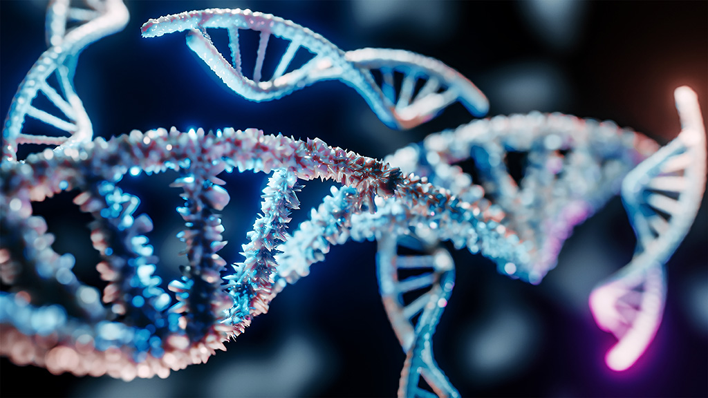 Stock image of DNA strand (iStock.com)