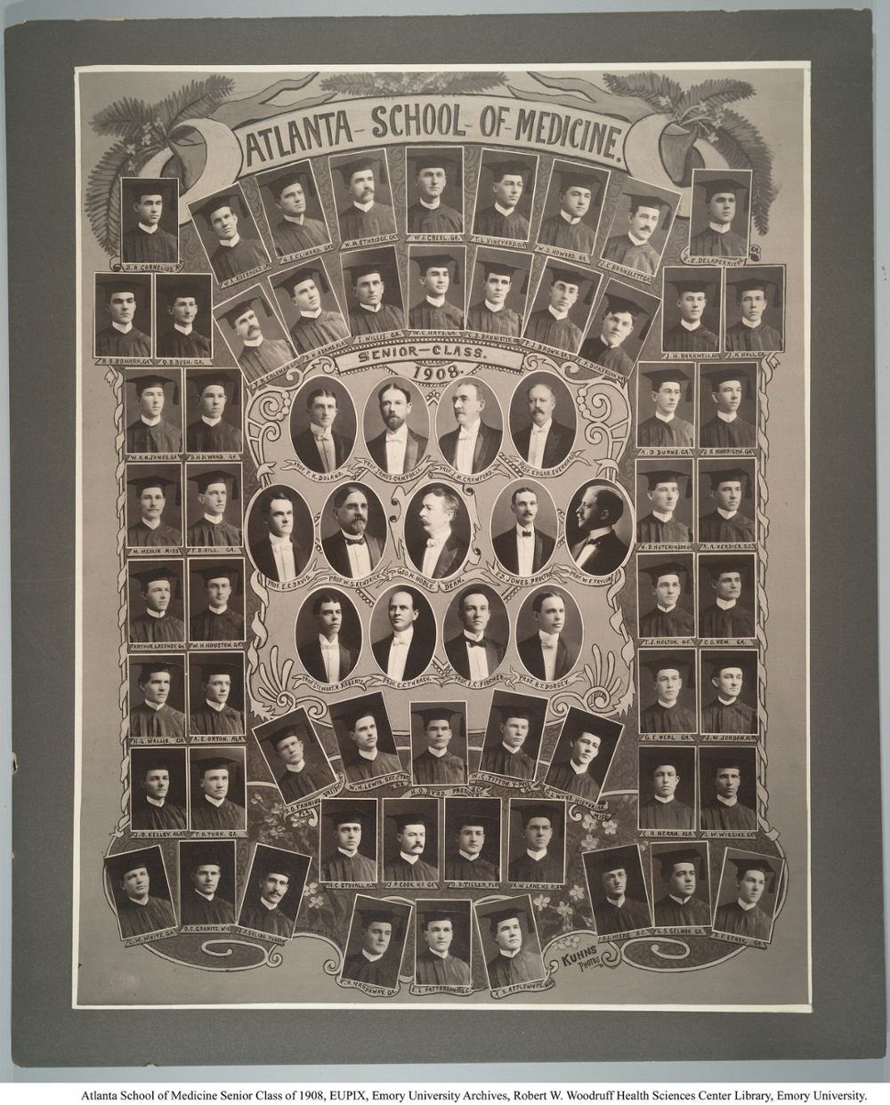 1908 Class of Atlanta School of Medicine composite