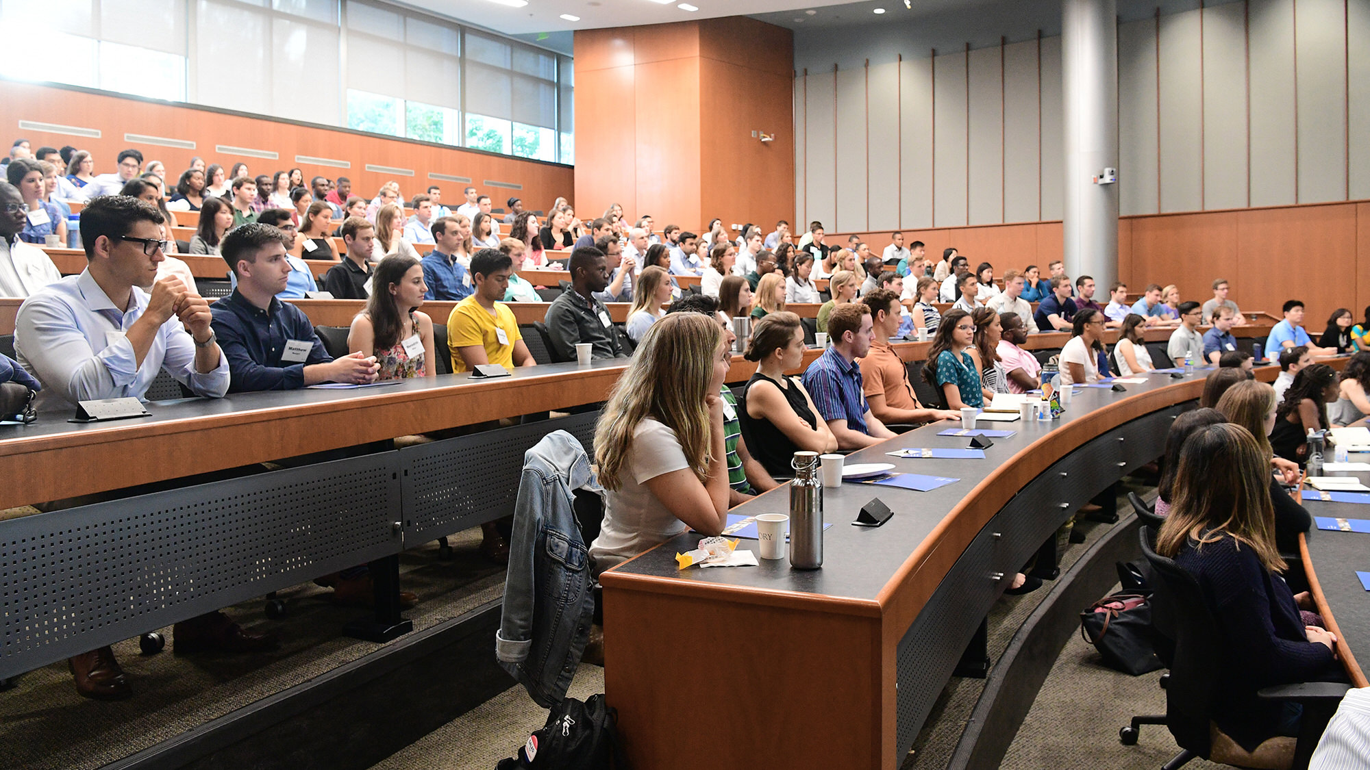 Auditorium full of students