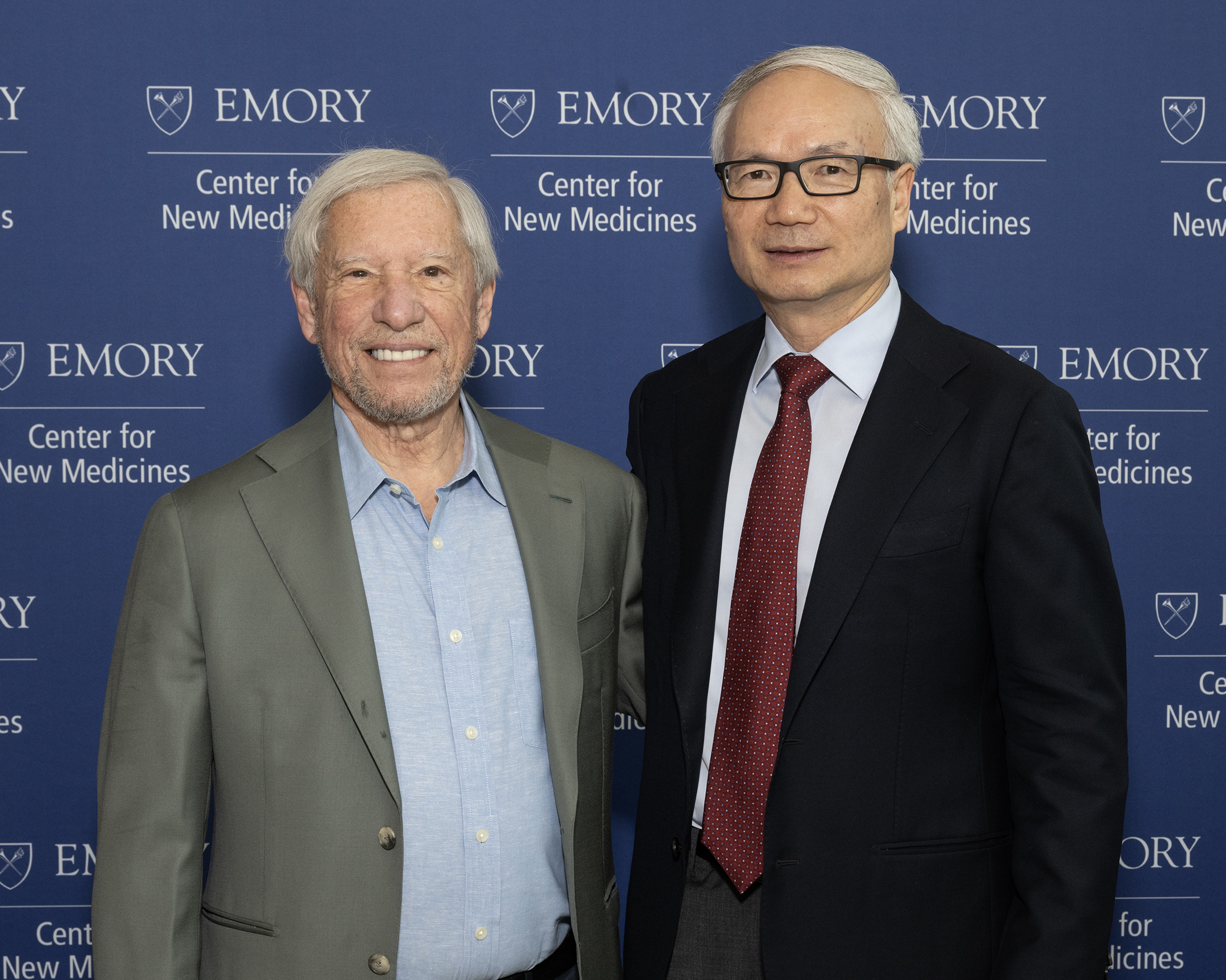 Co-directors (left to right): Dennis Liotta and Haian Fu. Photo by Jack Kearse.