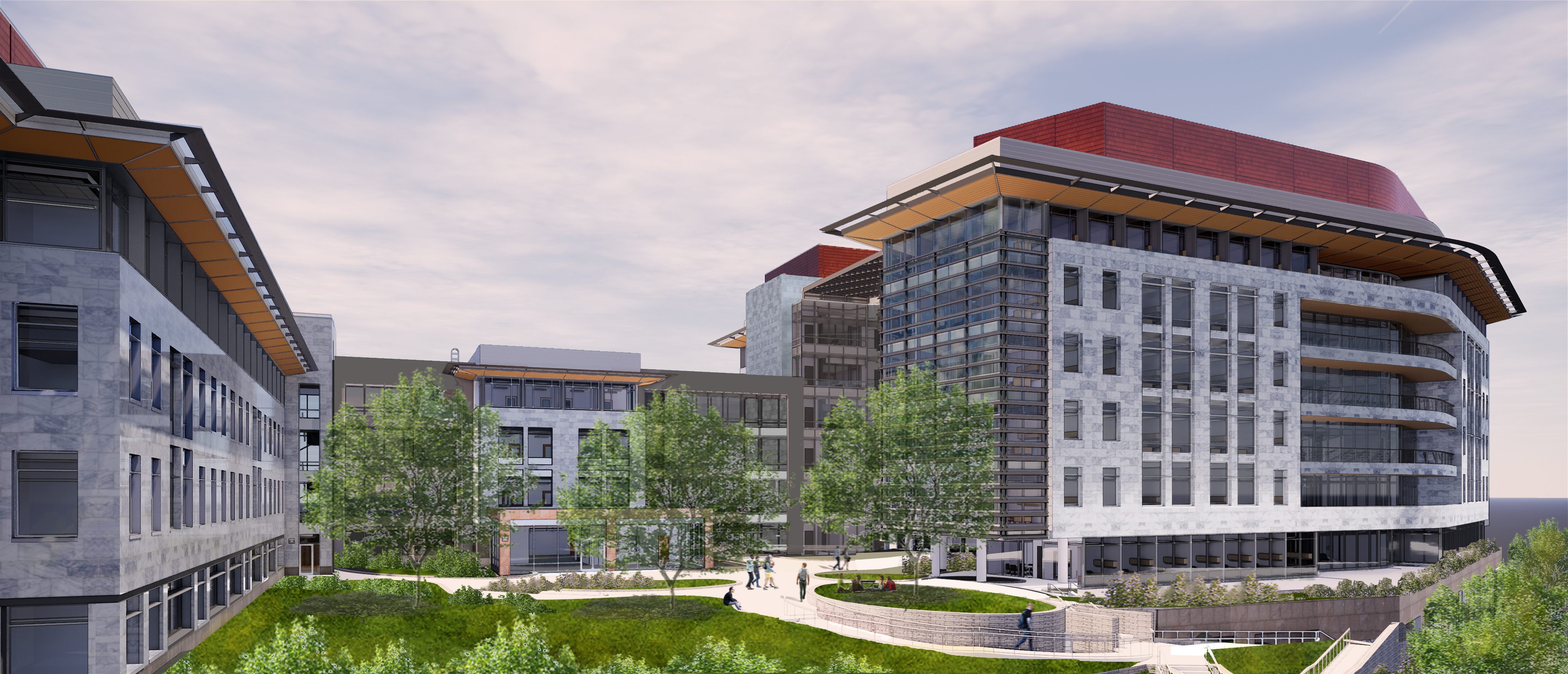 exterior building plaza