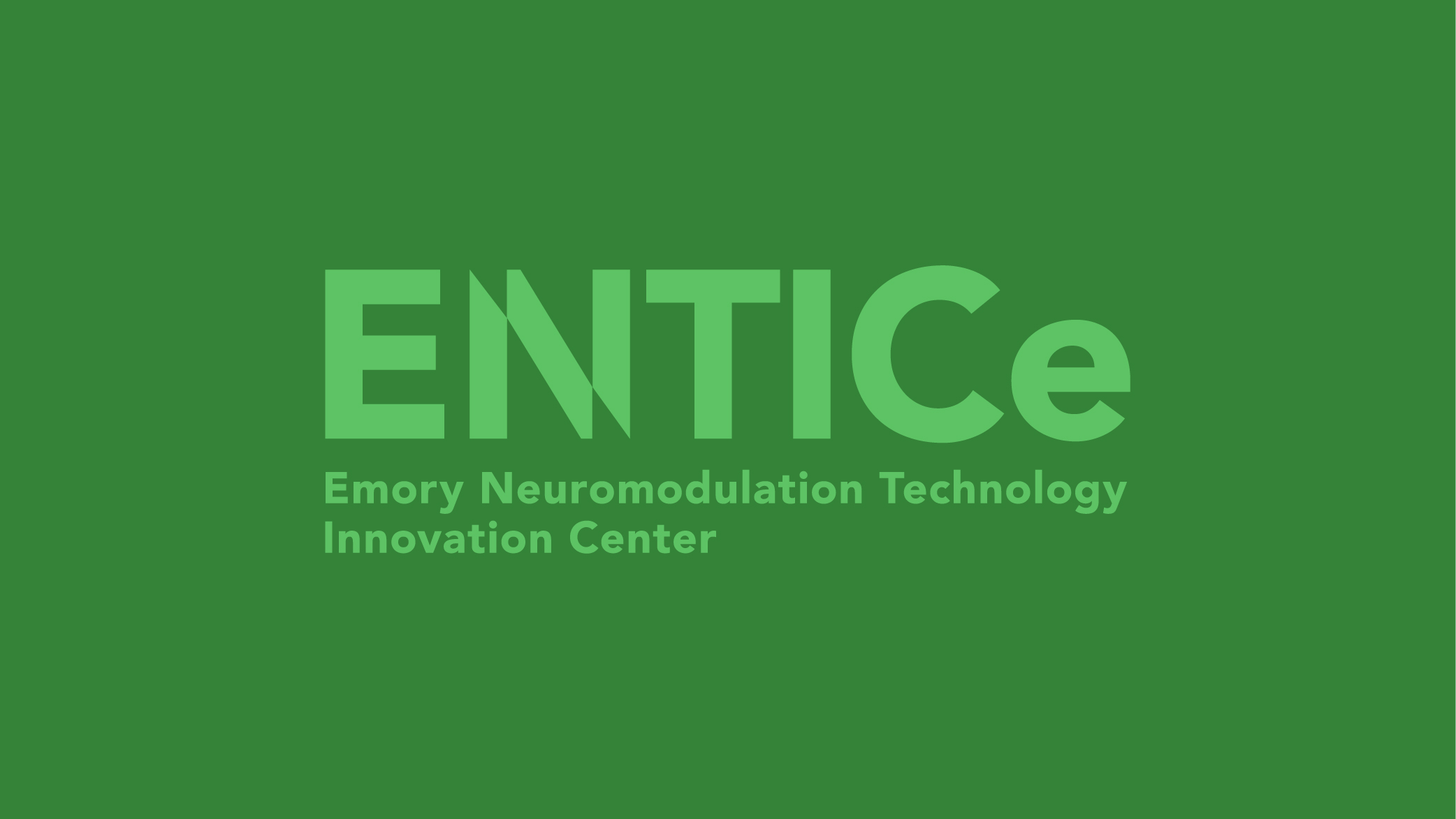 ENTICe logo on green background