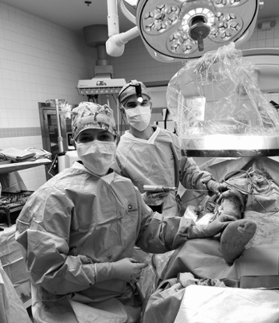 surgery photo of trauma faculty