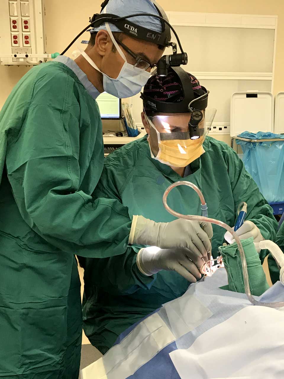 otolaryngology surgical team