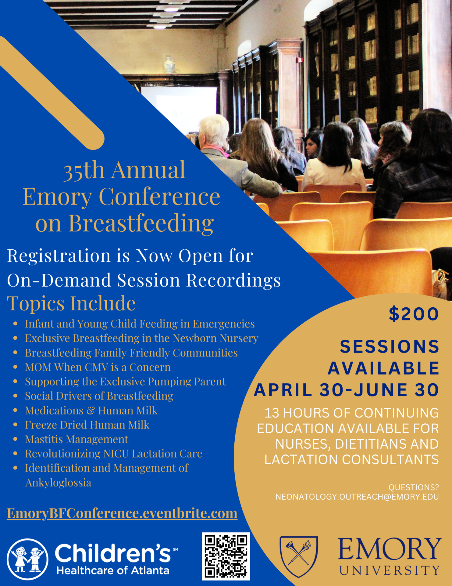 35th Annual Breastfeeding Conference - On-Demand registration