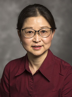 Portrait of Mingyao Zhu, PhD, DABR.