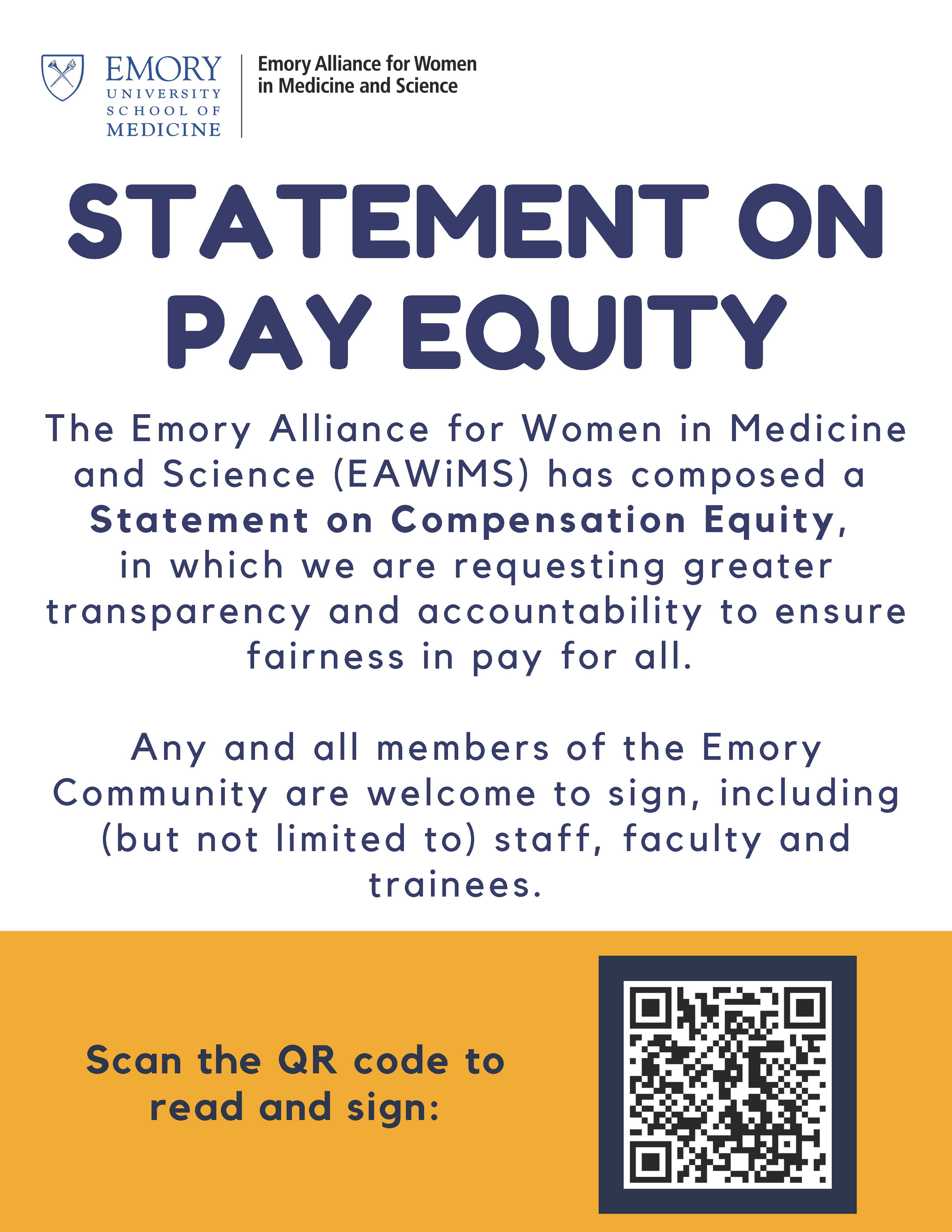 EAWiMS Statement on Compensation Equity