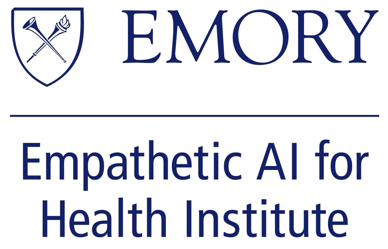 blue logo for the Emory Empathetic AI for Health Institute